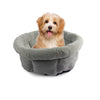 Cuddle Bed – Small Size Calming Bed for Cats & Small Dogs - Grey