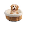 Cuddle Bed – Small Size Calming Bed for Cats & Small Dogs - Bronze