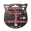 Kilt Cat Harness & Lead - XS - Red