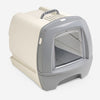 80's Cat Litter Box with Drawer - Grey