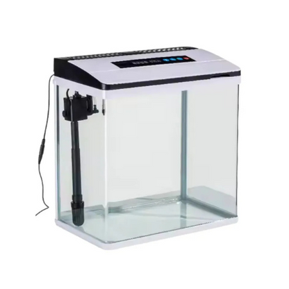 AF-385 Glass Aquarium with LED Light & Filter – 6L