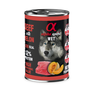 Canned Dog Food – Beef with Melon (400g)