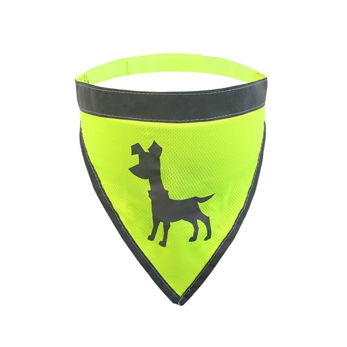Visibility Dog Bandana, Small - Neon Yellow