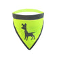 Visibility Dog Bandana, Medium - Neon Yellow