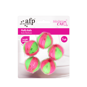 Modern Cat – Fluffy Balls Cat Toy Set (5 pcs)
