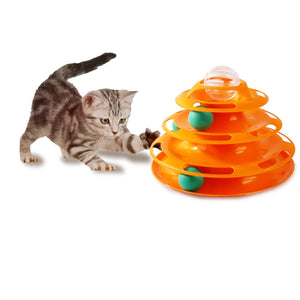Tower of Tracks – Multi-Level Cat Toy