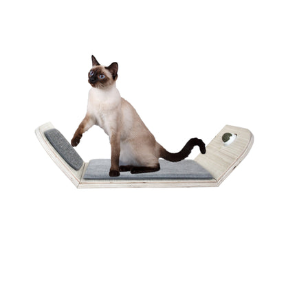 Skywalk – Scratcher Lounge Bed with Catnip Ball