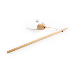 Classic Comfort – Mouse Wand Cat Toy (2-Pack)