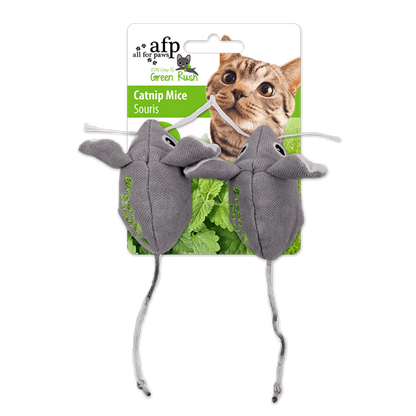 Green Rush – Catnip Mice Cat Toy