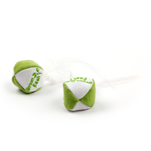 Green Rush – Feather Ball Cat Toy