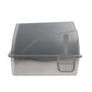 Go Fresh – Stainless Steel No Mess Cat Litter Box (Grey)