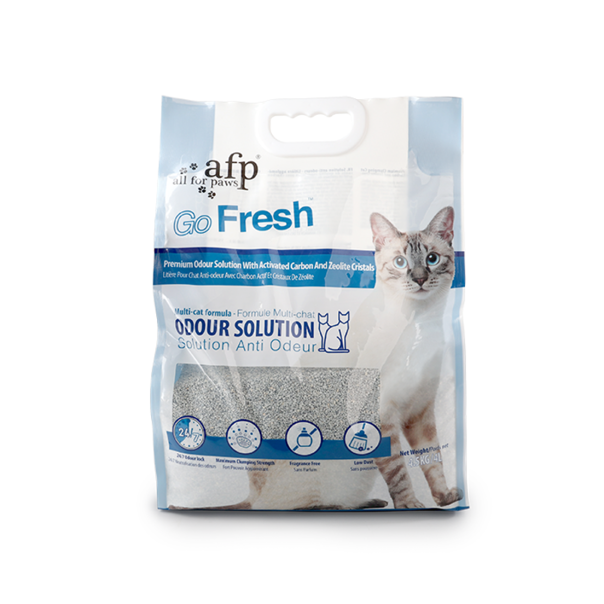 Clumping Cat Litter – Activated Carbon Formula (4.5kg)