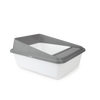 Go Fresh – High Back Cat Litter Box (Large) - Grey