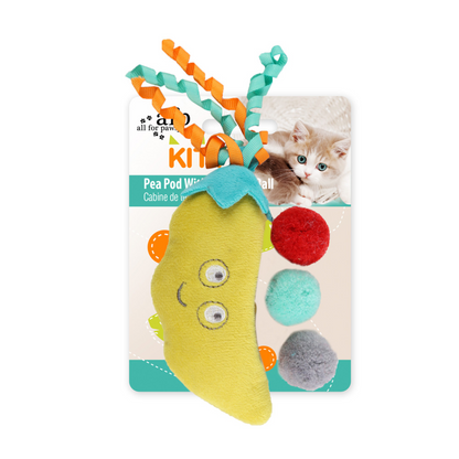 Kitty – Pompom Pea Pod Cat Toy