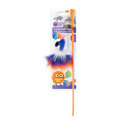 Furry Ball – Fluffy Bird Wand Cat Toy