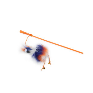 Furry Ball – Fluffy Bird Wand Cat Toy