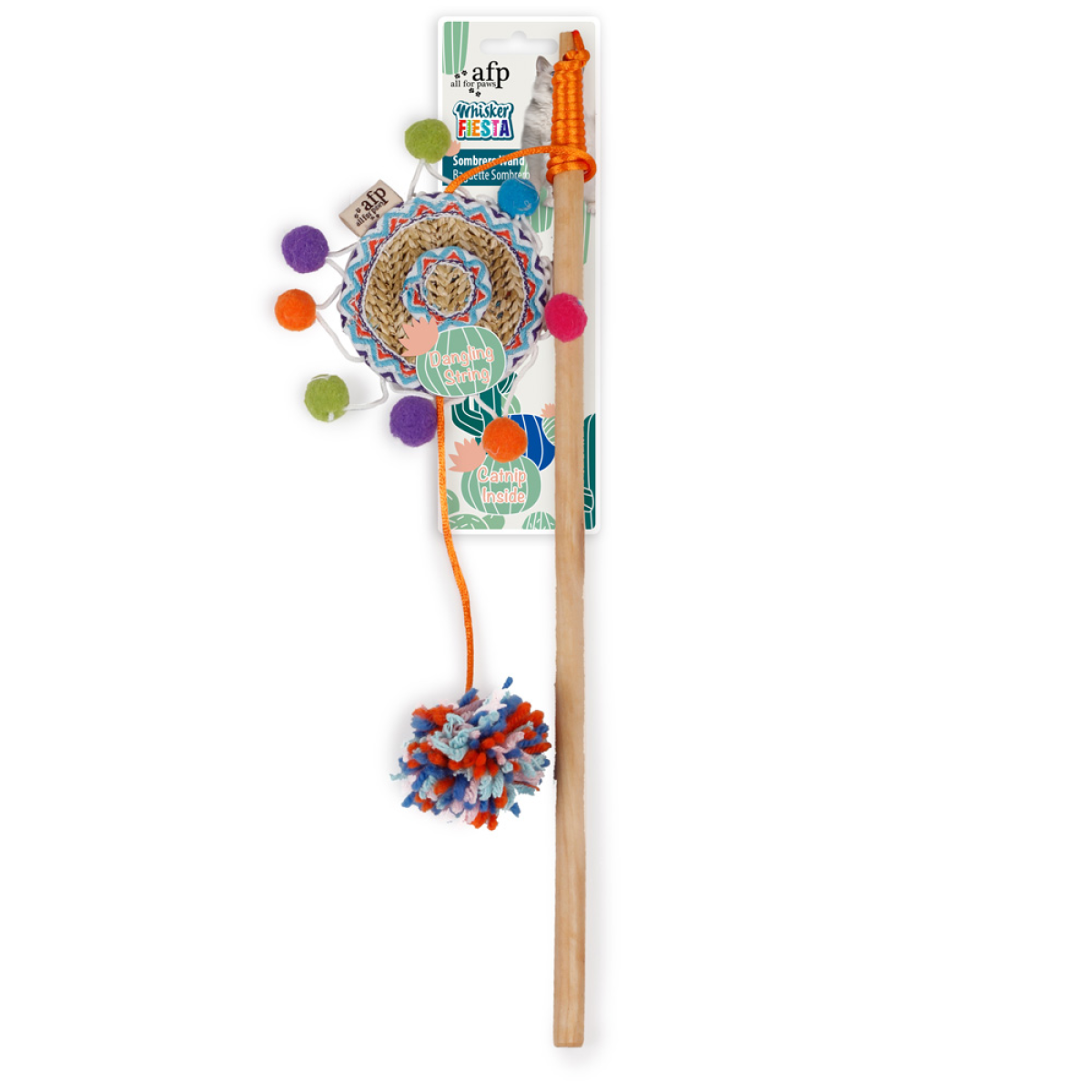 Whisker Fiesta – Sombrero Wand Cat Toy