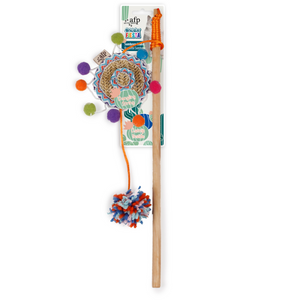 Whisker Fiesta – Sombrero Wand Cat Toy