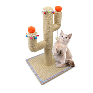 Whisker Fiesta – Cactus Cat Scratching Post