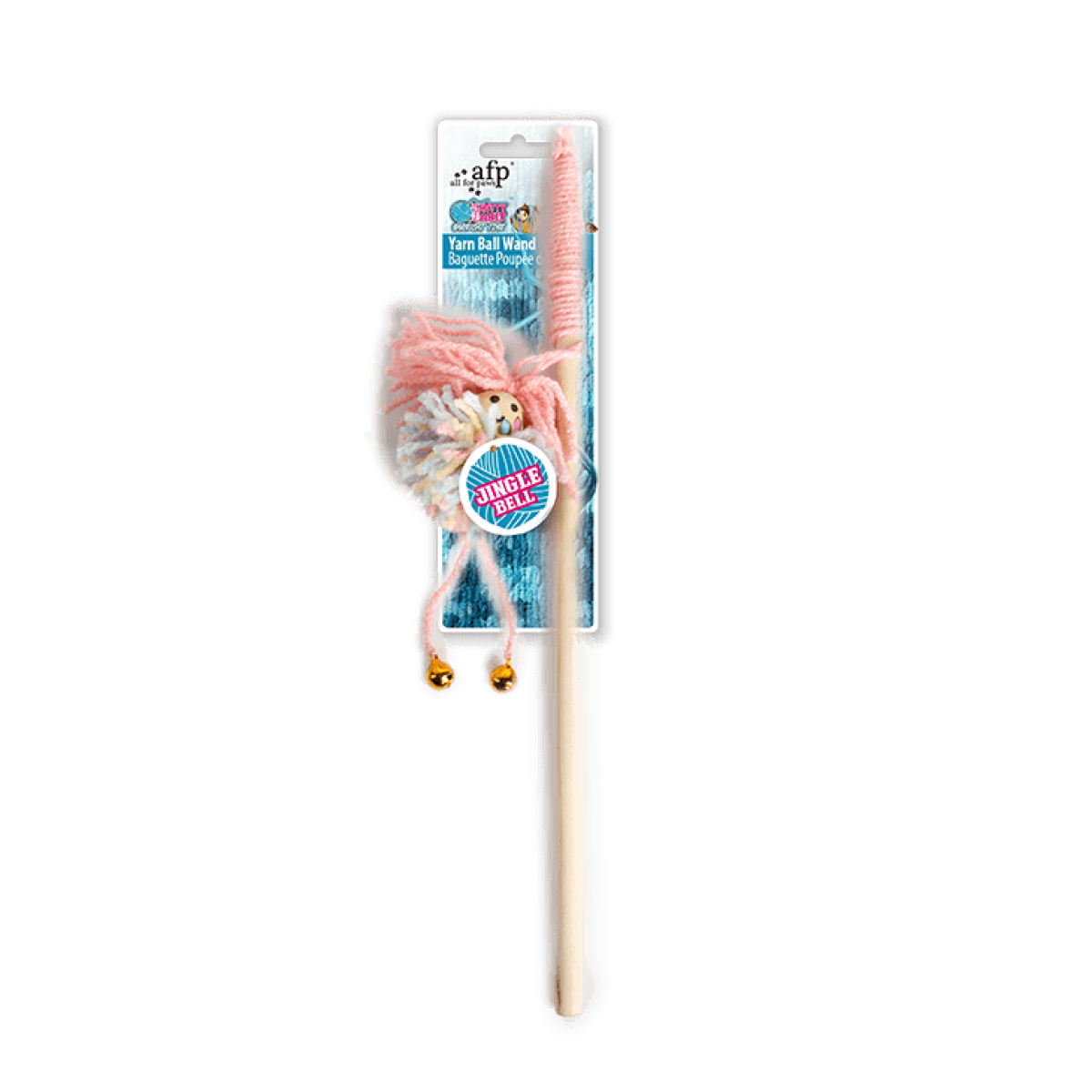 Knotty Habit – Yarn Ball Wand Cat Toy