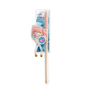 Knotty Habit – Yarn Ball Wand Cat Toy