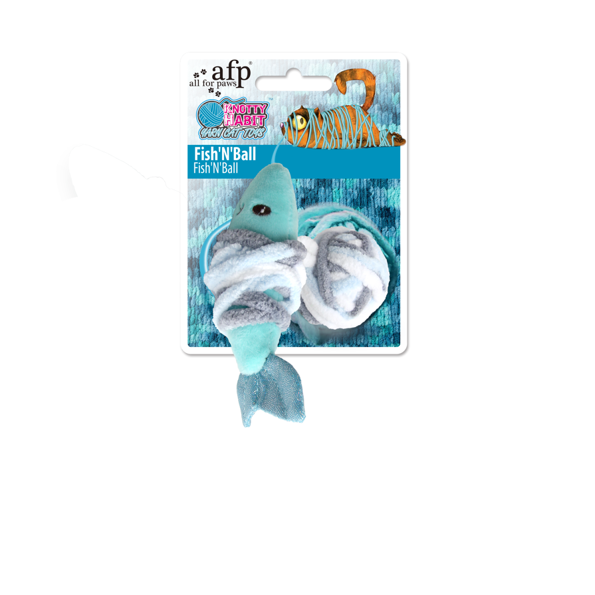 Knotty Habit – Textured Chew & Tug Toy for Cats