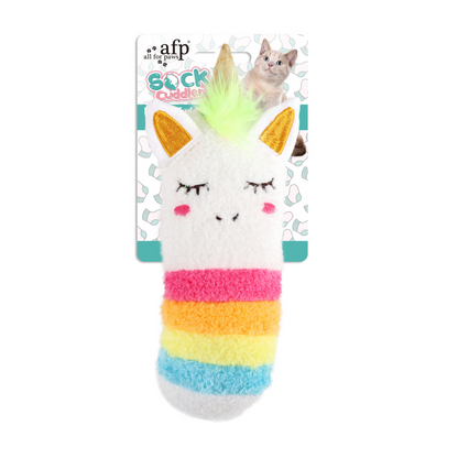 Sock Cuddler – Unicorn Cuddler Cat Toy