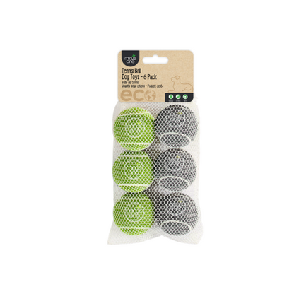 Bouncy Tennis Ball Dog Toys – 6 Pack