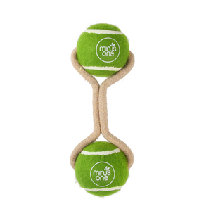 Dog Tennis Ball Rope Toy