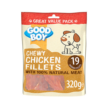 Goodboy Chewy Chicken Fillets 320g Value Pack
