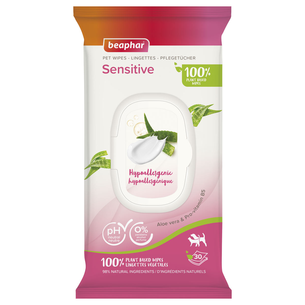 Pet Wipes Sensitive – 30