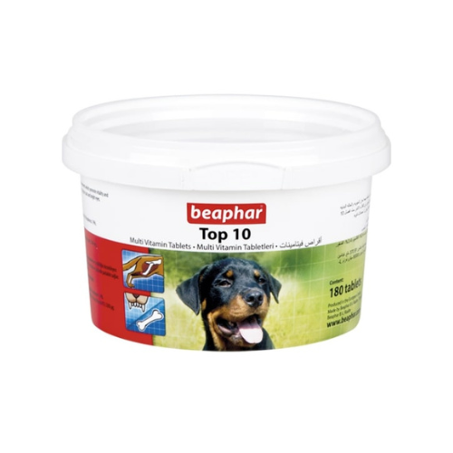 Beaphar Top 10 Dog Multi-Vitamins – 180 Tablets