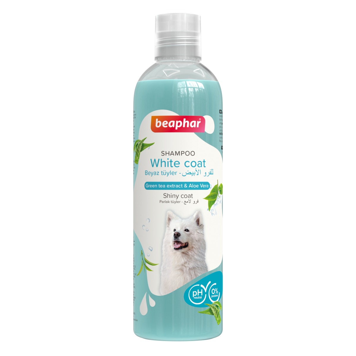 Shampoo Green Tea and Aloe Vera for White Coated Dogs 250 ml