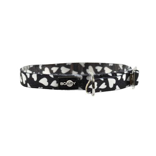 Cat Collar Flex Heart Black 30 cm