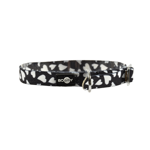 Cat Collar Flex Heart Black 30 cm