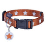 Midnight Dog Collar - Orange