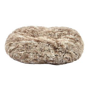 Oval Furry Cushion Bicolour 103 x 72 cm