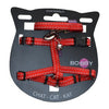 Pretty Cat Harness and Lead - Maroon