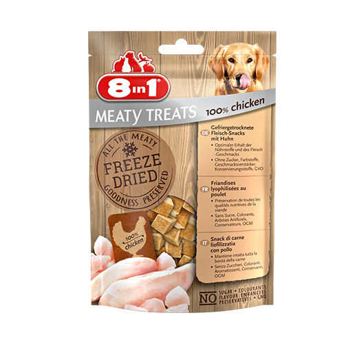 8in1 Meaty Treats Freeze Dried Chicken 50 g
