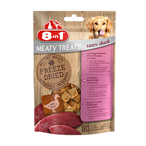 8in1 Meaty Treats Freeze Dried Duck 50 g