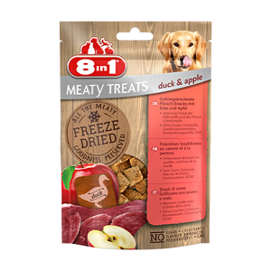 8in1 Meaty Treats Freeze Dried Duck & Apple 50 g