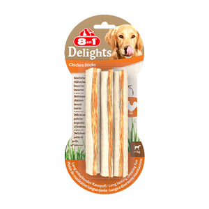 8in1 Delights Chicken Sticks 3 pcs, 75 g