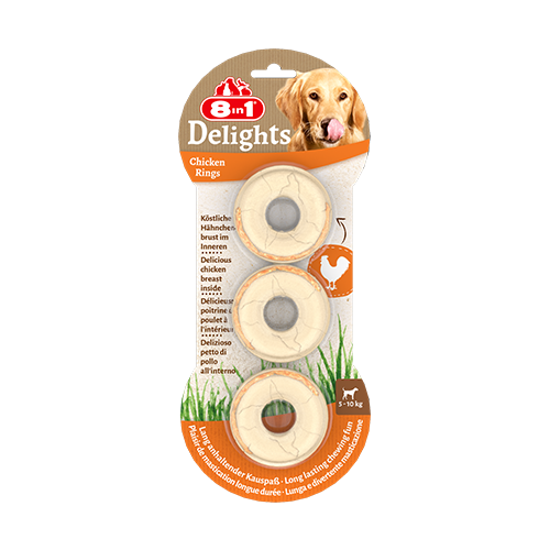 8in1 Delights Chicken Rings 119 g