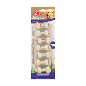 8in1 Delights Beef Bones XS, 7 pcs, 84 g