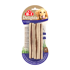 8in1 Delights Beef Sticks 3 pcs, 75 g