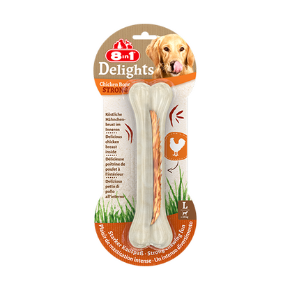 8in1 Delights Chicken Bones Strong L, 130 g