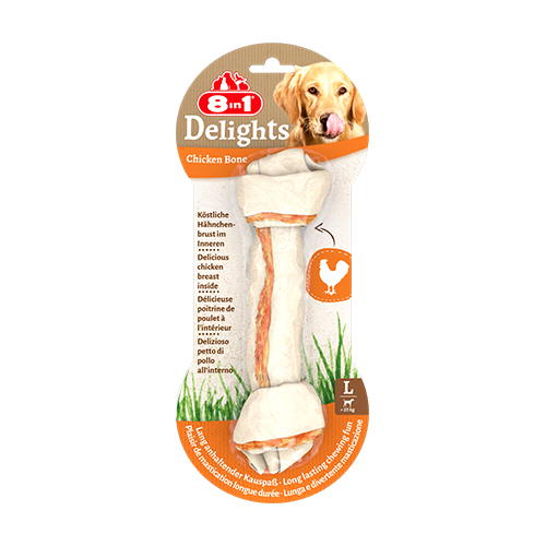8in1 Delights Chicken Bones L, 85 g
