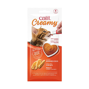 Catit Creamy Lickable Treats, Chicken 4 x 10 g