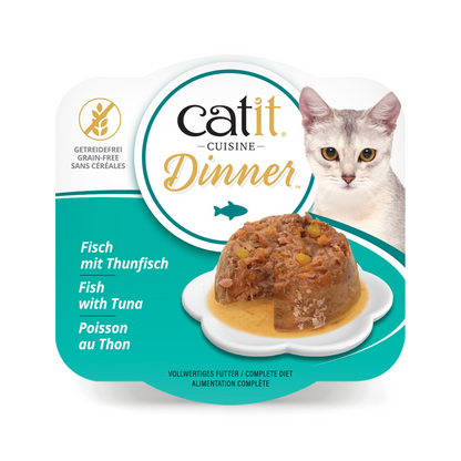 Catit Fish Dinner, Tuna & Carrot 75 g