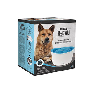 Zeus H2EAU Dog Drinking Fountain Blue Top - 6 L